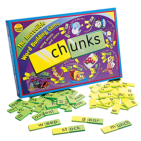 Didax Chunks Word-Building Game, 16'' x 10 1/2'', Grades 1-4