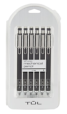 TUL® Mechanical Pencils, 0.7 mm, Black Barrels, Pack