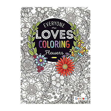 Bendon® Adult Coloring Book, Flowers