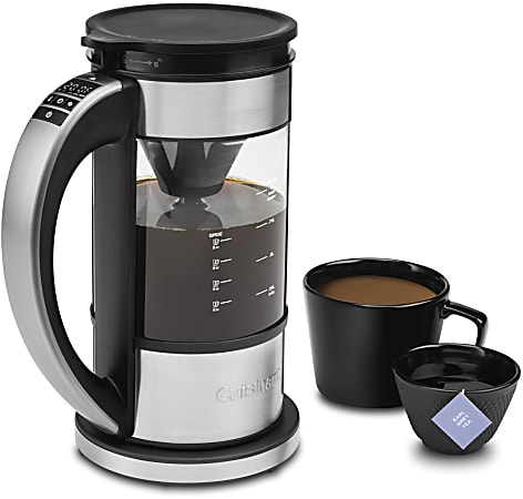 Cuisinart™ FCC2 Programmable 5-Cup Percolator & Electric Kettle, Silver