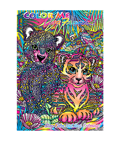 Lisa Frank Adult Coloring Book, 7 3/4 x 10 3/4