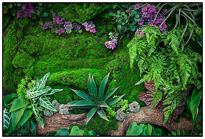 Carpets for Kids® Pixel Perfect Collection™ Jungle Floor Activity Rug, 6' x 9', Green