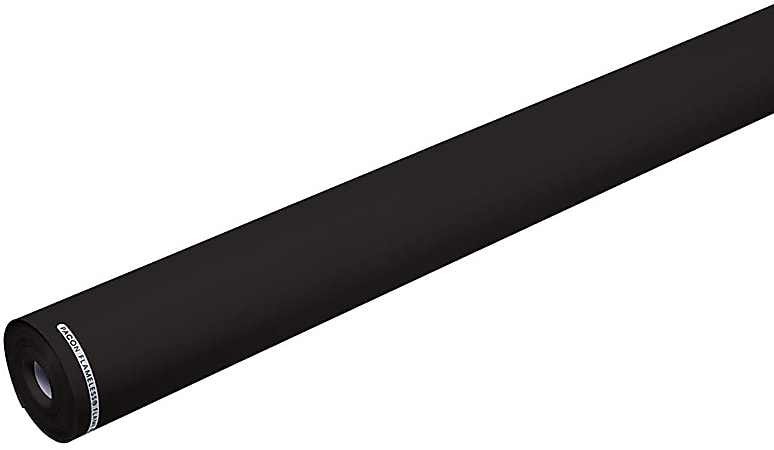 Pacon® Flameless Flame Retardant Paper, 48" x 100', Raven Black