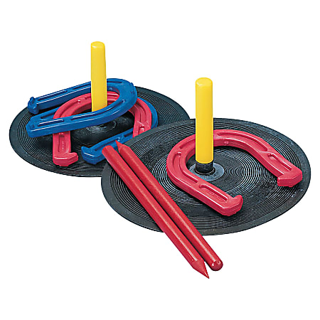 Champion Sports Indoor/Outdoor Horseshoe Set - Sports - Assorted - Rubber, Plastic