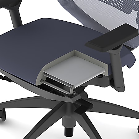 Lorell Ergonomic Mesh Armless Mid Back Chair Black Office Depot