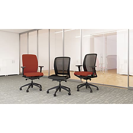 Lorell Ergo Lumbar Back Support Mesh Black - Office Depot