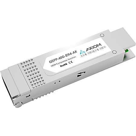 Axiom 40GBASE-ER4 QSFP+ Transceiver for Cisco - QSFP-40G-ER4 - 100% Cisco Compatible 40GBASE-ER4 QSFP+