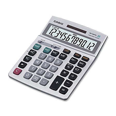 Casio DM-1200MS-S-IH Simple Calculator