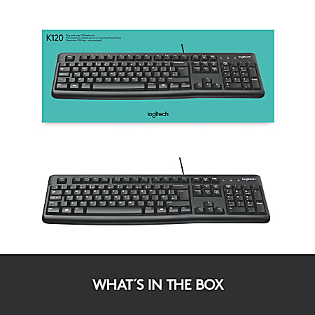 Logitech k120 on sale