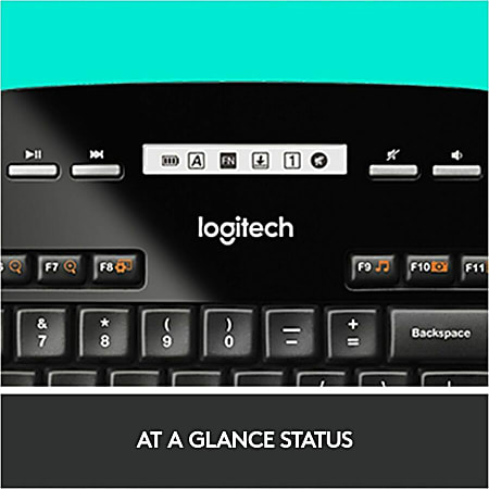 Logitech MK710 Performance Wireless Keyboard And Mouse Combo - Black, QWERTY