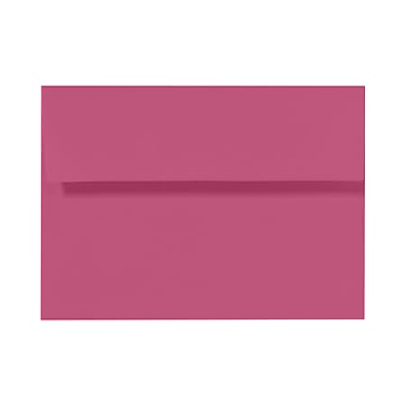 LUX Invitation Envelopes, #4 Bar (A1), Peel & Press Closure, Magenta, Pack Of 500
