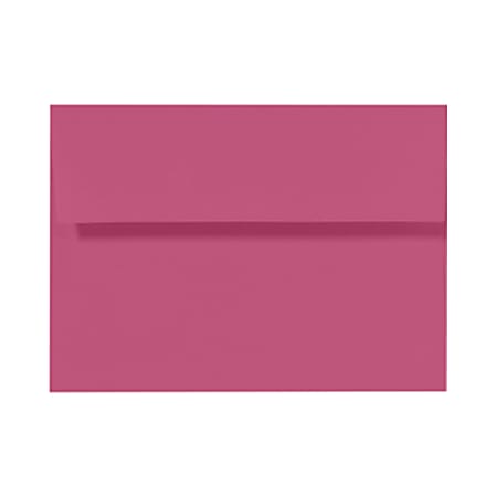 LUX Invitation Envelopes, #4 Bar (A1), Peel & Press Closure, Magenta, Pack Of 500