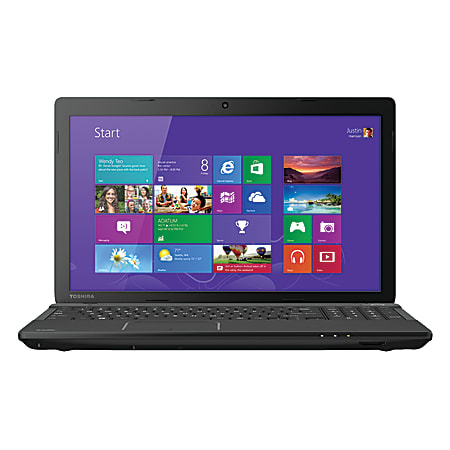 Toshiba Satellite® C55D-A5380 Laptop Computer With 15.6" Screen & AMD E1 Accelerated Dual-Core Processor