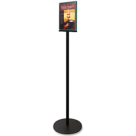 2x Poster Stands Double-Sided Pedestal Sign Stand Adjustable Height Display  Rack 