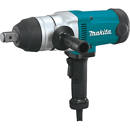 Makita Corded Impact Wrench With Friction Ring Anvil, 1", Blue