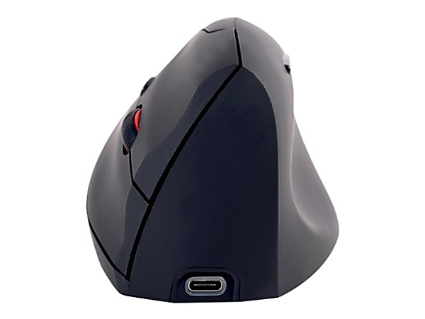 Urban Factory ERGO NEXT Ergonomic 6-Button Vertical Wireless Mouse, Black, EMR20UF-N
