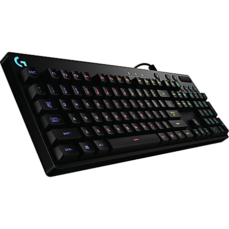 Logitech® Orion Spectrum RGB Mechanical Gaming Keyboard, Black, G810