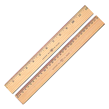Westcott 2 Sided Metric Ruler 116 1 Mm Increments Office Depot