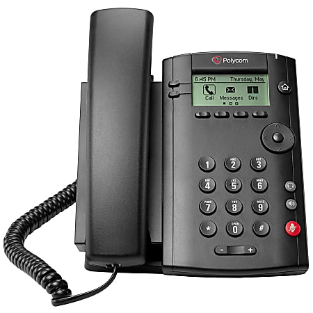Polycom® VVX 101 VoIP Business Media Phone, G2200-40250-025