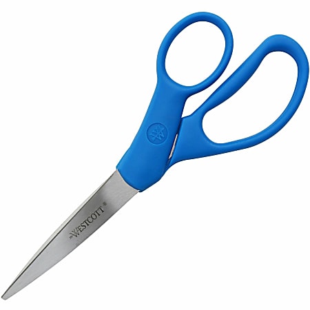 Westcott® All-Purpose Preferred Scissors, 7", Pointed, Blue