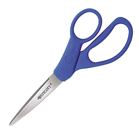 Westcott All Purpose Preferred Scissors 7 Pointed Blue - Office Depot