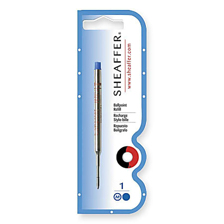 Sheaffer® Ballpoint Pen Refill, Medium Point, 1.0 mm, Blue