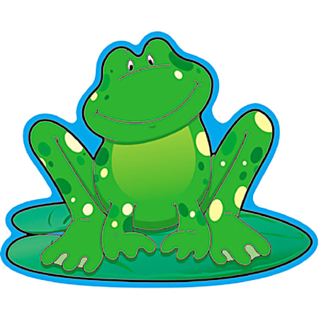 Carson-Dellosa Colorful Cut-Outs, Frogs, Pack Of 36