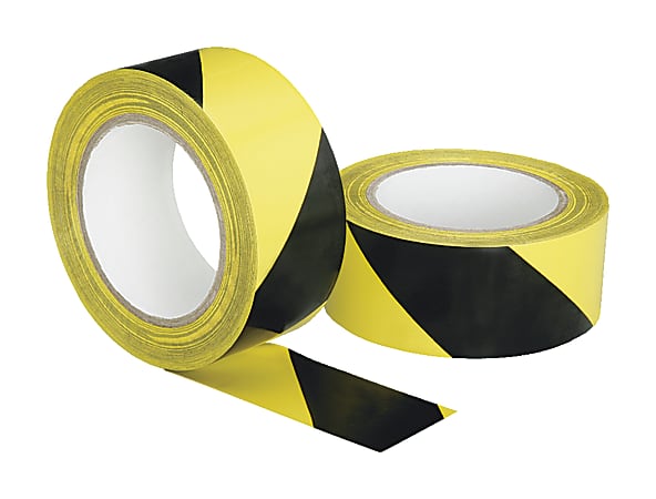 SKILCRAFT® Floor Safety Marking Tape, 2" x 108", Black (AbilityOne 7510-01-617-4251)