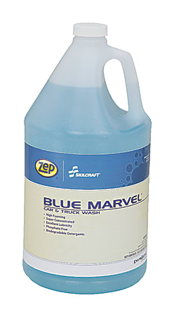 SKILCRAFT® Zep Blue Marvel Car and Truck Detergent, 1 Gallon, Pack Of 4 (AbilityOne 7930-01-619-1853)