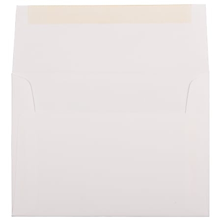 JAM Paper Booklet Invitation Envelopes A6 Gummed Seal Strathmore