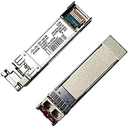 Cisco 10GBASE-SR SFP+ Module for MMF - For Data Networking, Optical Network - 1 x LC/PC Duplex 10GBase-SR Network