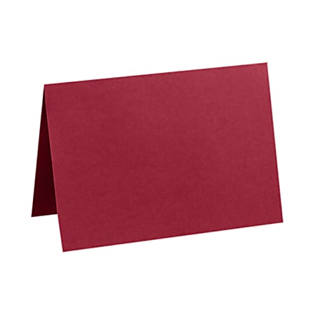 LUX Folded Cards, A1, 3 1/2" x 4 7/8", Garnet Red, Pack Of 1,000