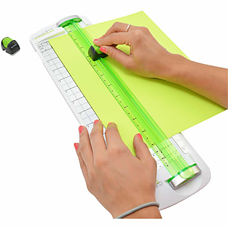 Westcott Carbo Titanium Personal Paper Trimmer 12 Green - Office Depot