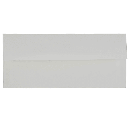 JAM PAPER #10 Business Strathmore Envelopes, 4 1/8 x 9 1/2, Bright White Linen, 25/Pack