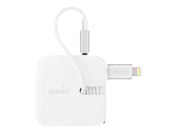 Moshi Rewind 2 - Power adapter - 2 output connectors (USB) - white