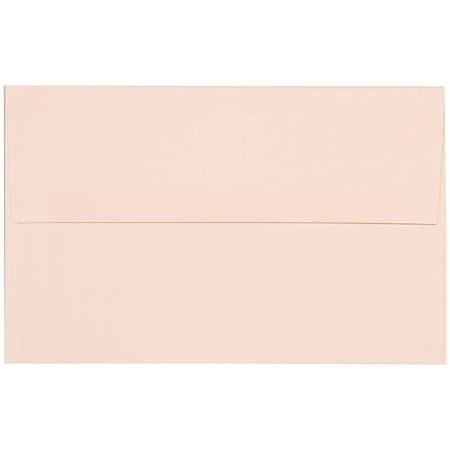 JAM Paper® Booklet Invitation Envelopes, A10, Gummed Seal, Strathmore Bright White, Pack Of 25