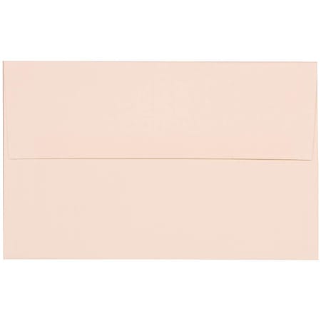 JAM Paper® Booklet Invitation Envelopes, A10, Gummed Seal, Strathmore Bright White, Pack Of 25, 88154