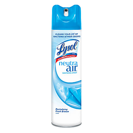 Lysol® Neutra Air Sanitizing Spray Air Freshener, Fresh Breeze Scent, 10 Oz