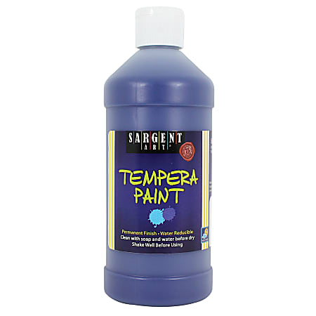 Sargent Art® Tempera Paint, 16 Oz., Blue