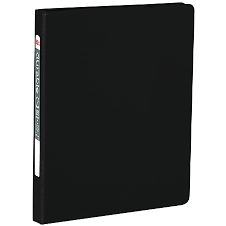 Office Depot® Brand Nonstick 3-Ring Binder, 1/2" Round Rings, 49% Recycled, Black