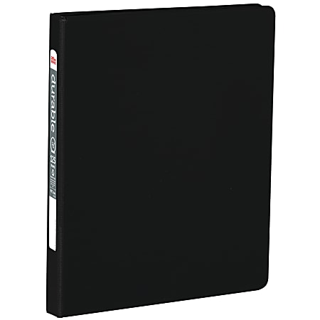 Office Depot® Brand Nonstick 3-Ring Binder, 1/2" Round Rings, Black