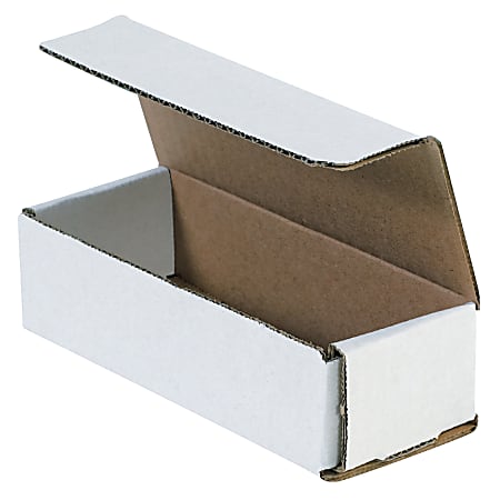 Partners Brand 12" Corrugated Mailers, 3"H x 4"W x 12"D, White, Pack Of 50