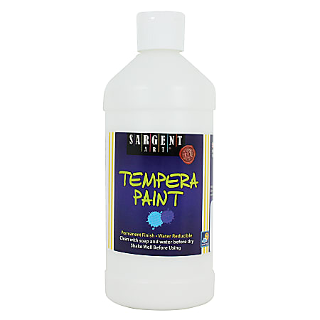 Sargent Art® Tempera Paint, 16 Oz., White