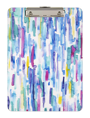 Office Depot® Brand Fashion Clipboard, 9" x 12 1/2", Mystical Muse Rain