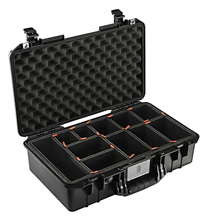 Pelican&trade; Air Protector&trade; Case With TrekPak&trade; Divider System, 7 1/2"H x 22"W x 14"D, Black