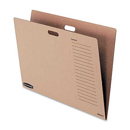 Bankers Box® Bulletin Board Folder, Kraft, 60% Recycled