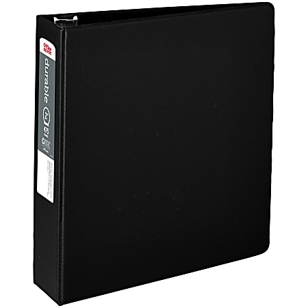 Office Depot® Brand Nonstick 3-Ring Binder, 2" Round Rings, Black