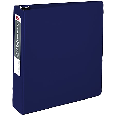 Office Depot® Brand Nonstick 3-Ring Binder, 2" Round Rings, Blue