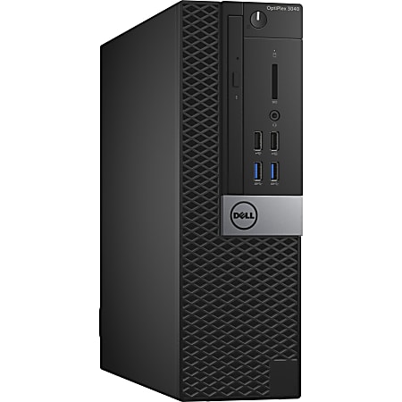 Dell OptiPlex 3000 3040 Desktop Computer - Pentium G4400 - 4 GB RAM - 500 GB HDD - Small Form Factor - Windows 10 Pro 64-bit - Intel HD Graphics - DVD-Writer - English Keyboard
