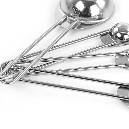 Martha Stewart Stainless Steel Measuring Spoon, Silver